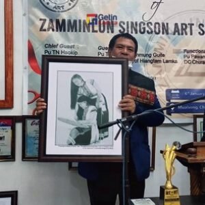 ZS Art Studio kiti Pu.TN.Haokip Hon’ble MLA, Saikot in hawndaw na nei ta