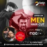 Offer Men hair cut @Rs. 100 | Get in Lamka Unisex Salon, Lamka Countect No.: 03874796627