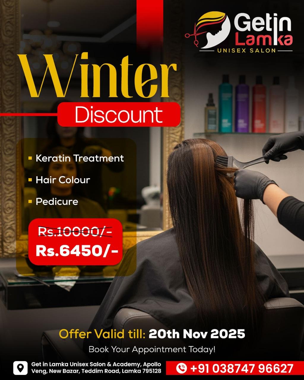 You are currently viewing Getin Lamka Unisex Salon | Winter Offer 2025