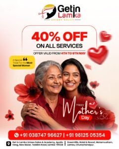 40% Off on all Services at Mothers day Offer